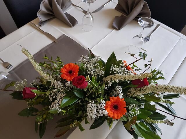 Selbstgemachte Deko für Taufe o.ä.