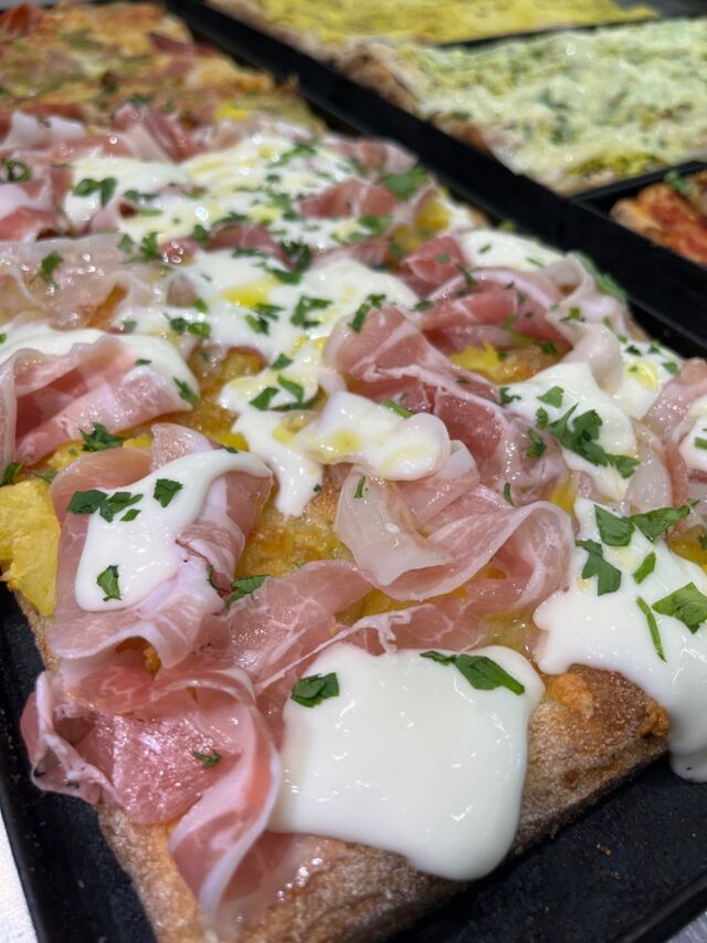 Pancetta , patate ,stracchino!