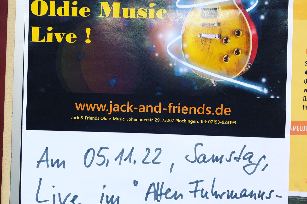 Konzert Jack and Friends am 05.11.