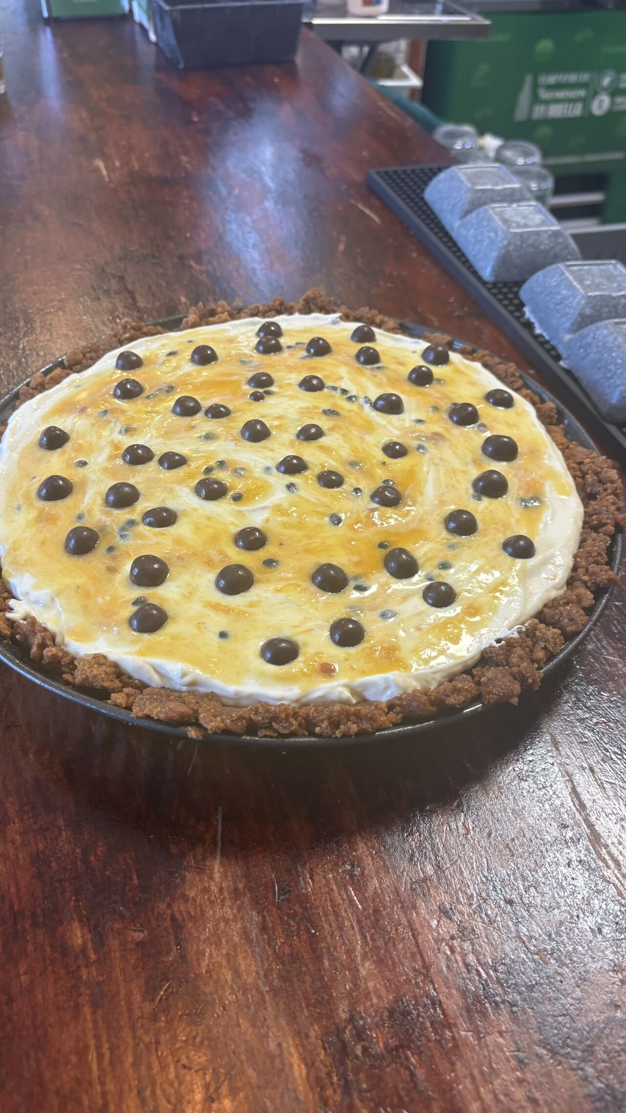 Tarta de mousse de.maracuya