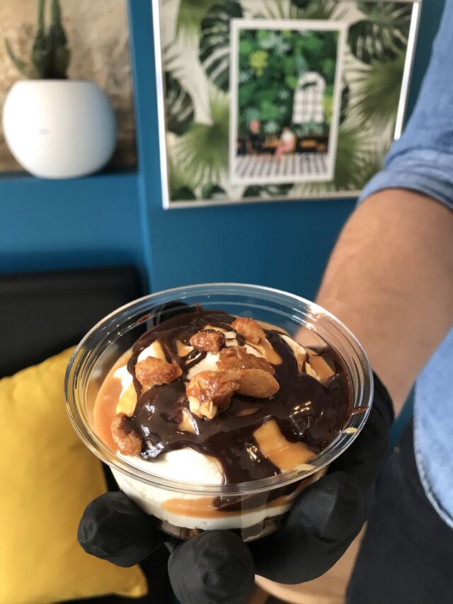 De la gourmandise Choco caramel....