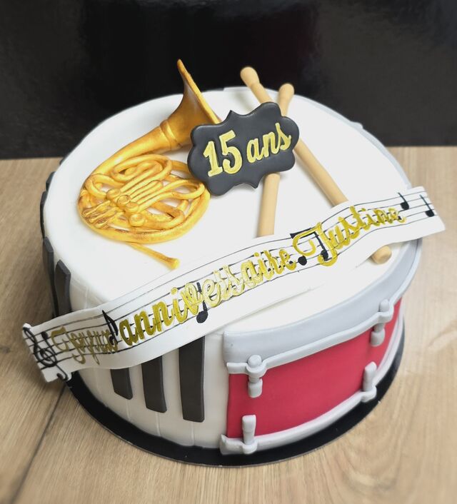 Cake design thème musique