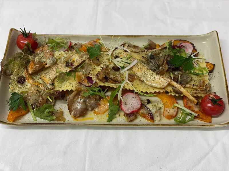 Ravioli mit Pilzfüllung