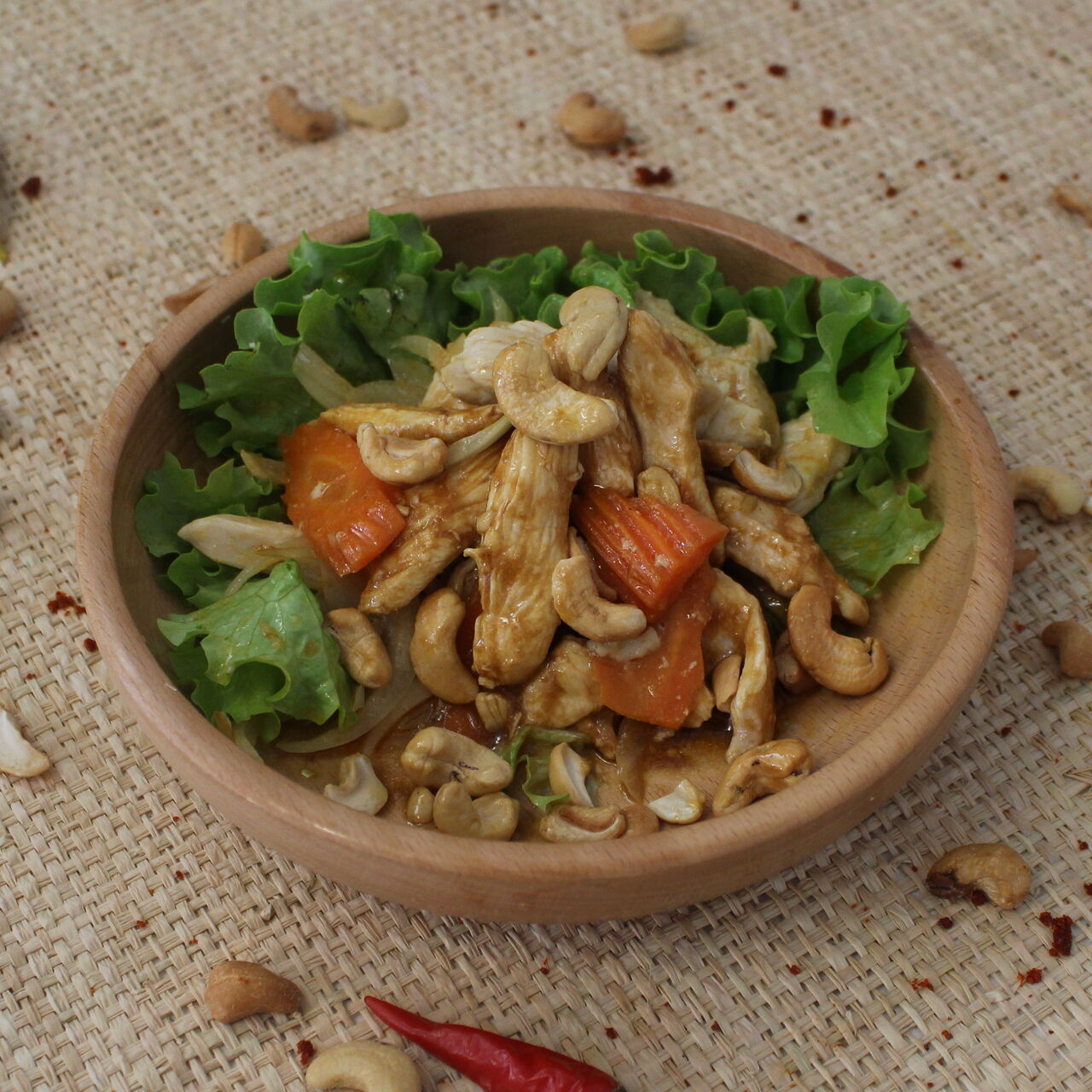 Poulet au noix de cajou