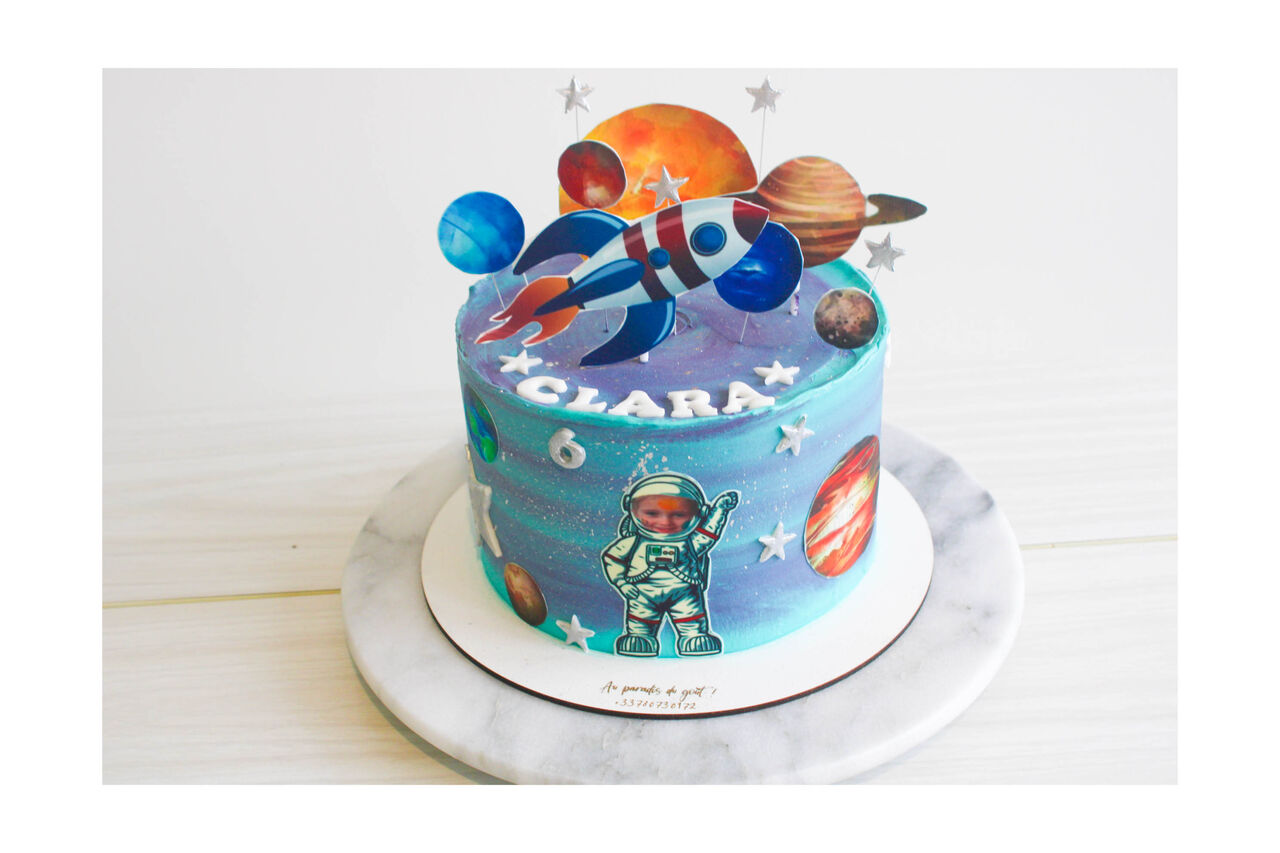 Gateau cosmonaut 