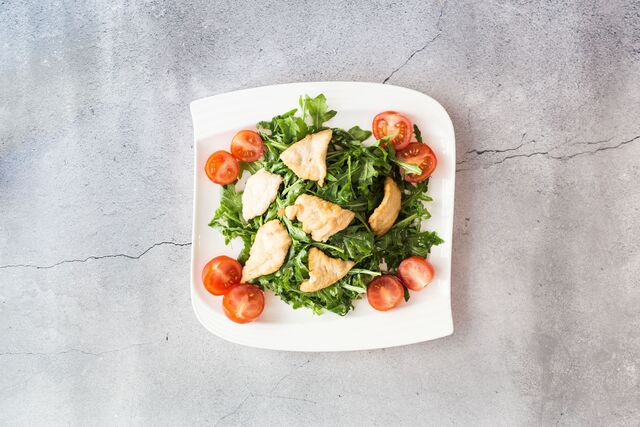Rucola con pollo