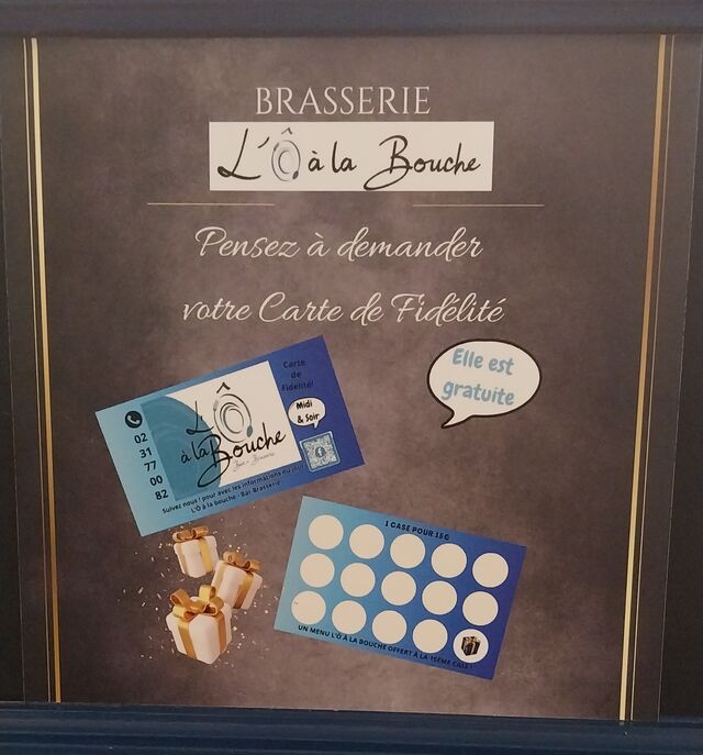 notre carte de fidélité