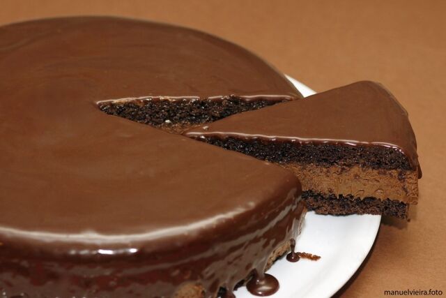 Bolo Mousse de Chocolate