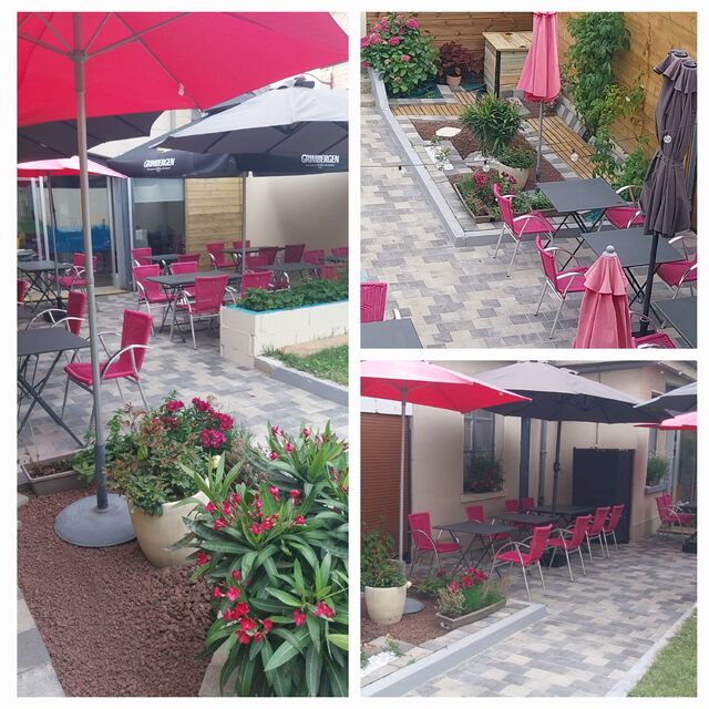 Terrasse en cour intérieur