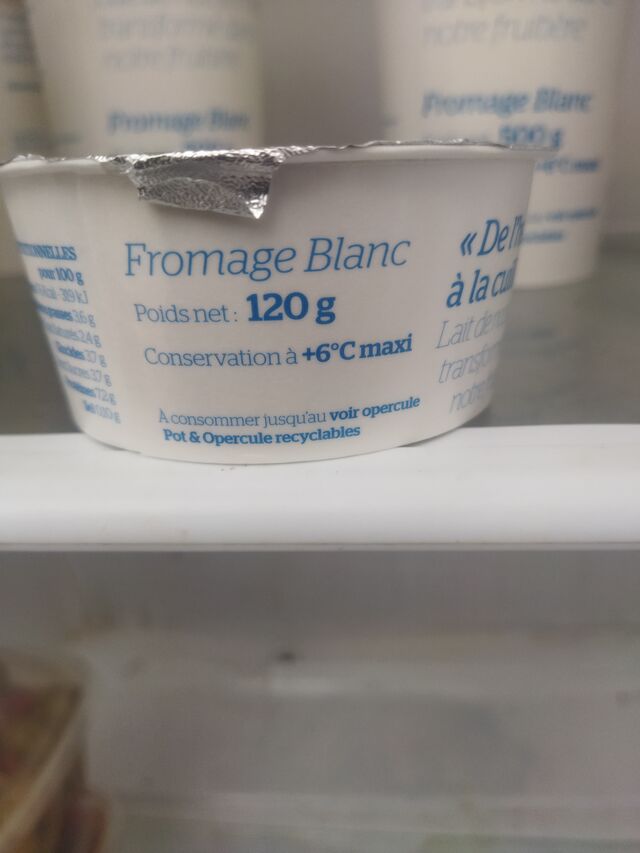 Fromage blanc 1.03 €