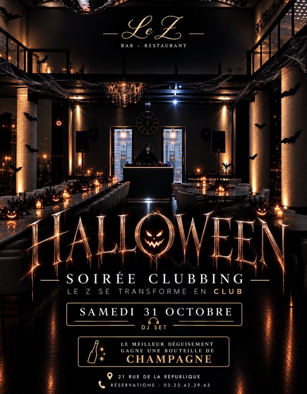 🖤 HALLOWEEN AU Z | SAMEDI 31 OCTOBRE 🖤