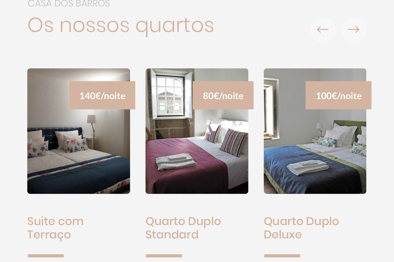 Conheça os nossos quartos