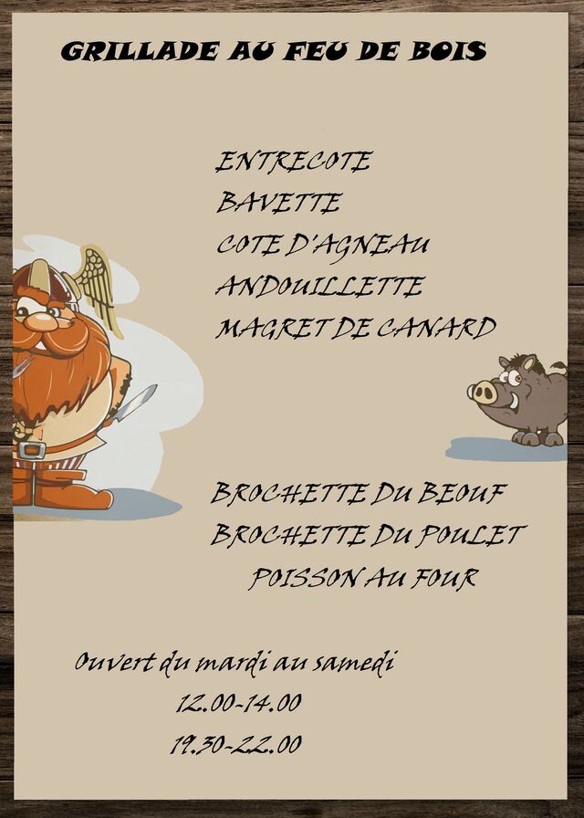 GRILLADE AU FEU DE BOIS