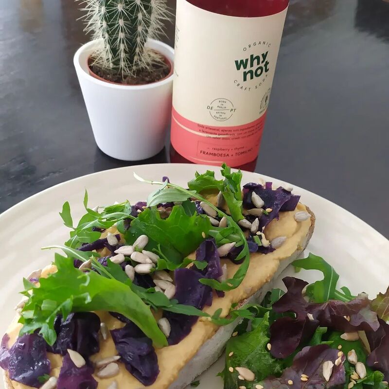 Tosta de Queijo Creme de Caju e Cogumelos
Cashew Cream Cheese and Mushroom Toast