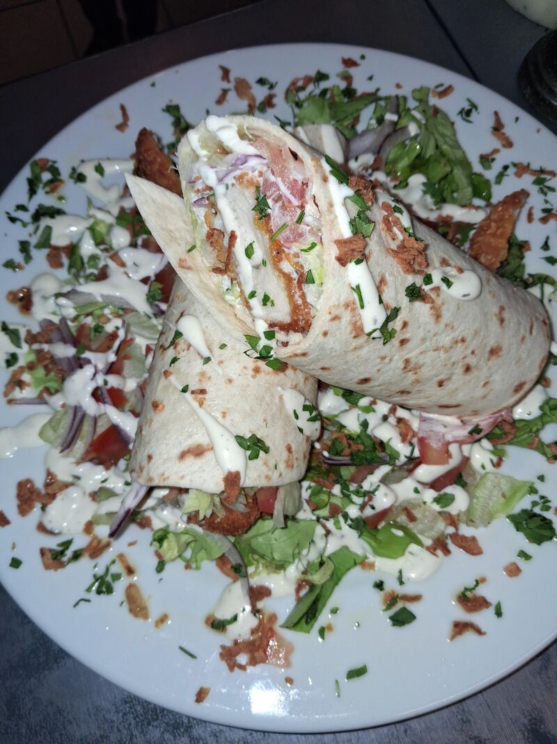 Le wrap poulet pané kebab : 16,50€