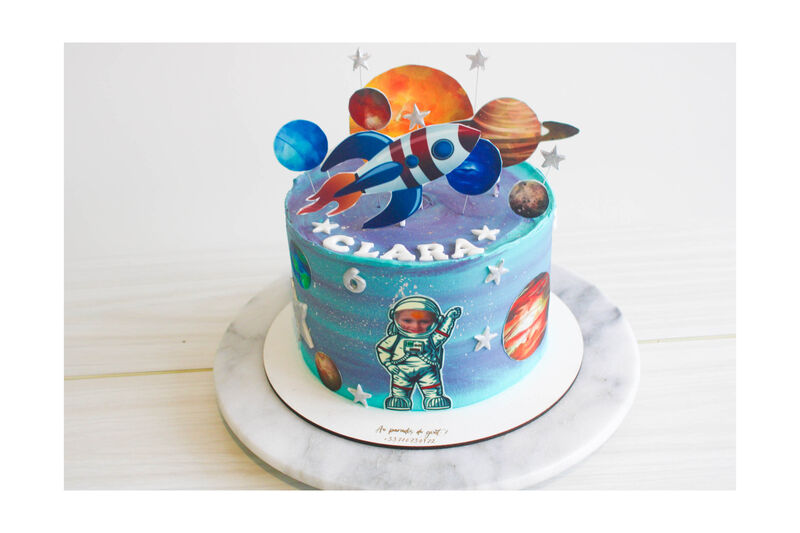 Gateau cosmonaut 