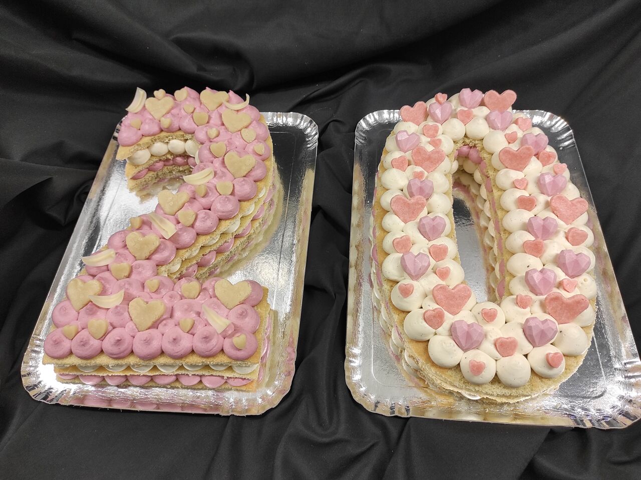 Number cake vanille/framboise