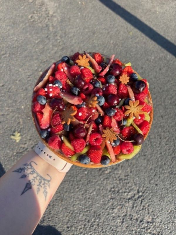Tarte aux fruits rouges