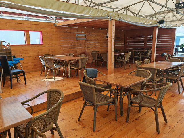 Zona din terasa incalzita