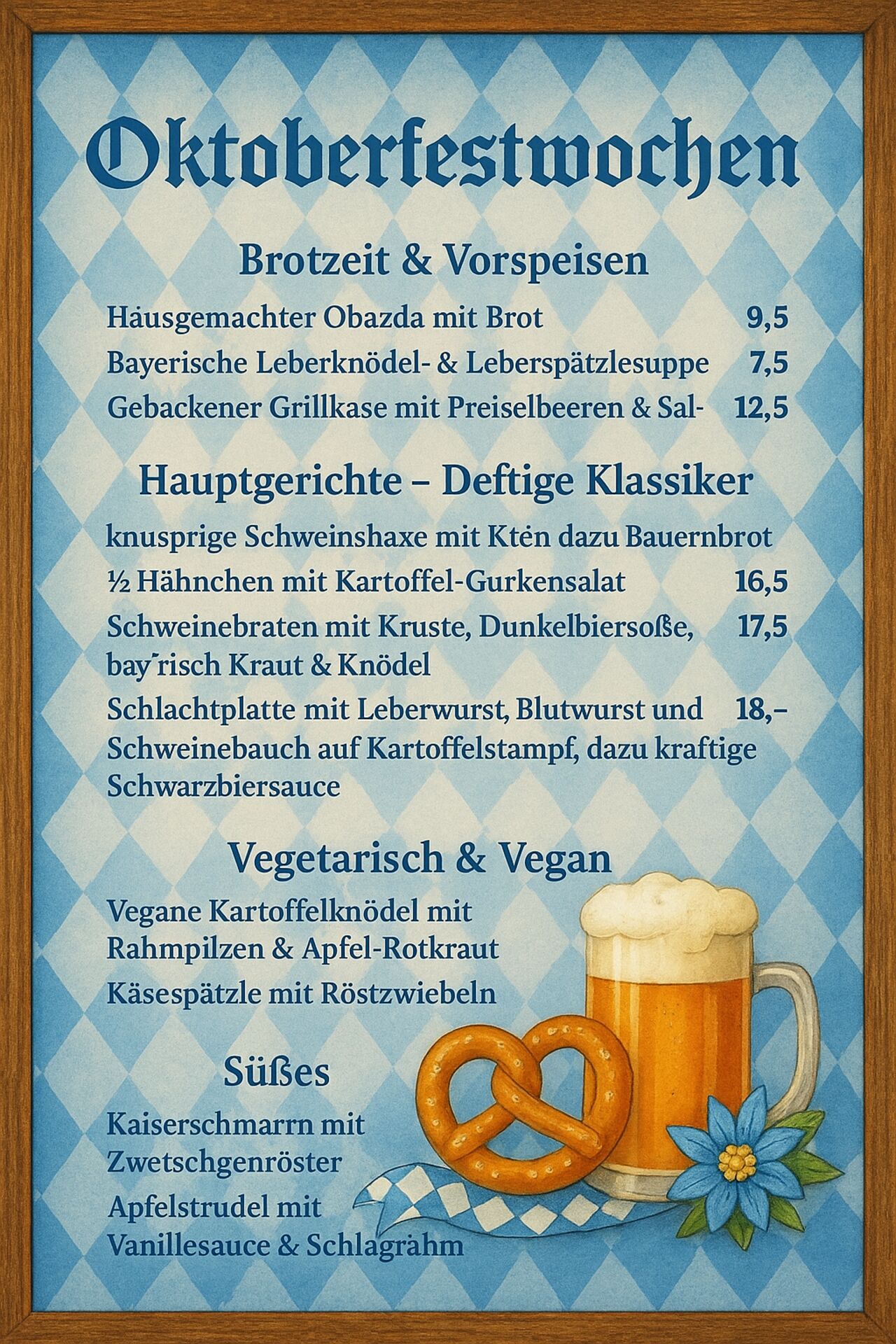 Oktoberfestwochen im Restaurant an den Buchen 🍺