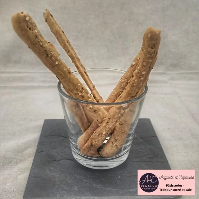 Sachet de gressins au sésame 2,50 €