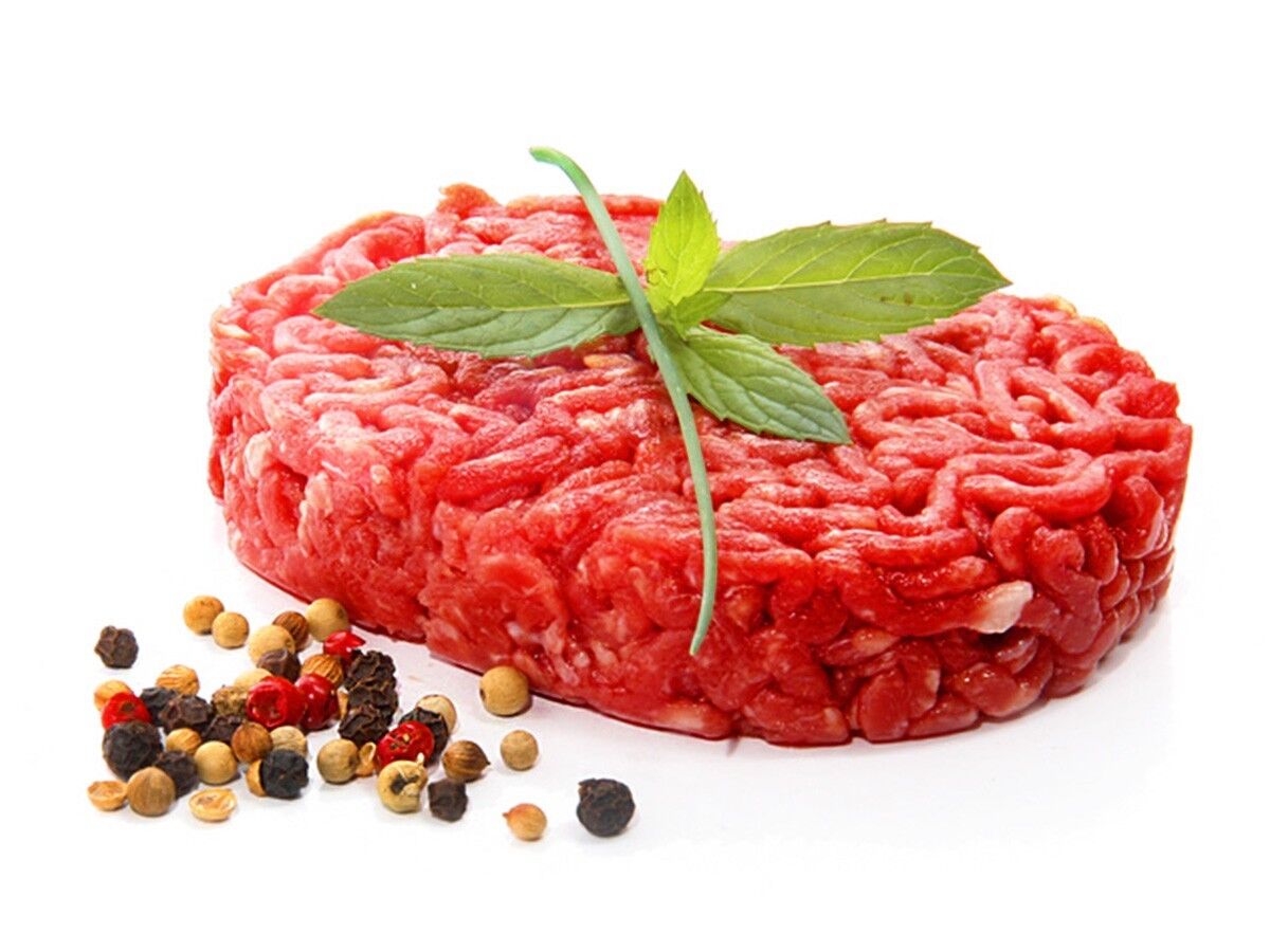 steak haché
viande française hachée sur place 