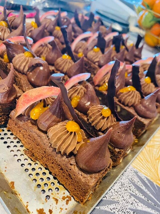 entremets individuels choco/passion 