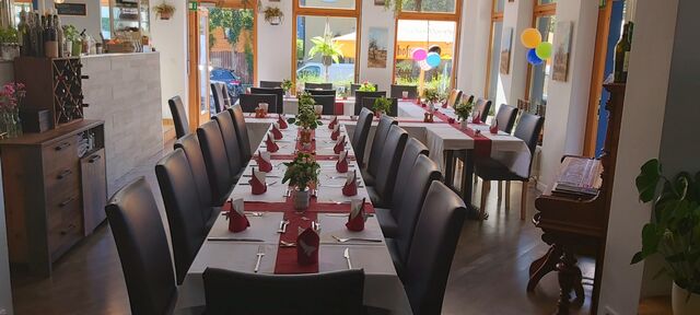 Unsere Räumlichkeit für eine Veranstaltung.
