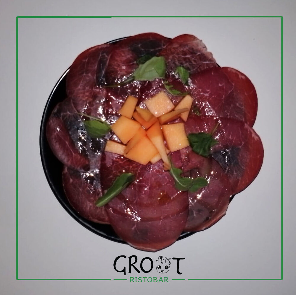 Bresaola con rucola e melone...😍