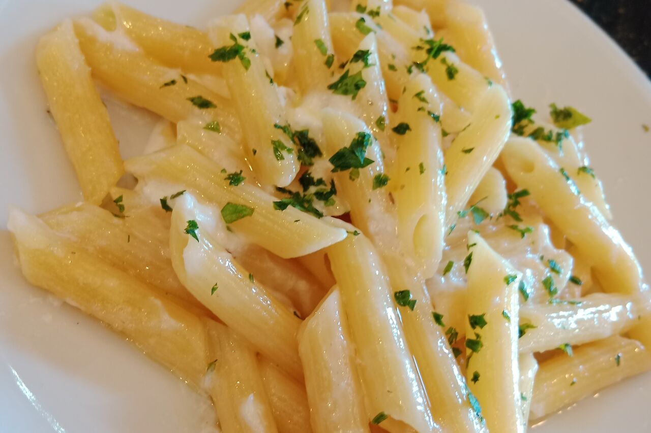 Penne al baccalà