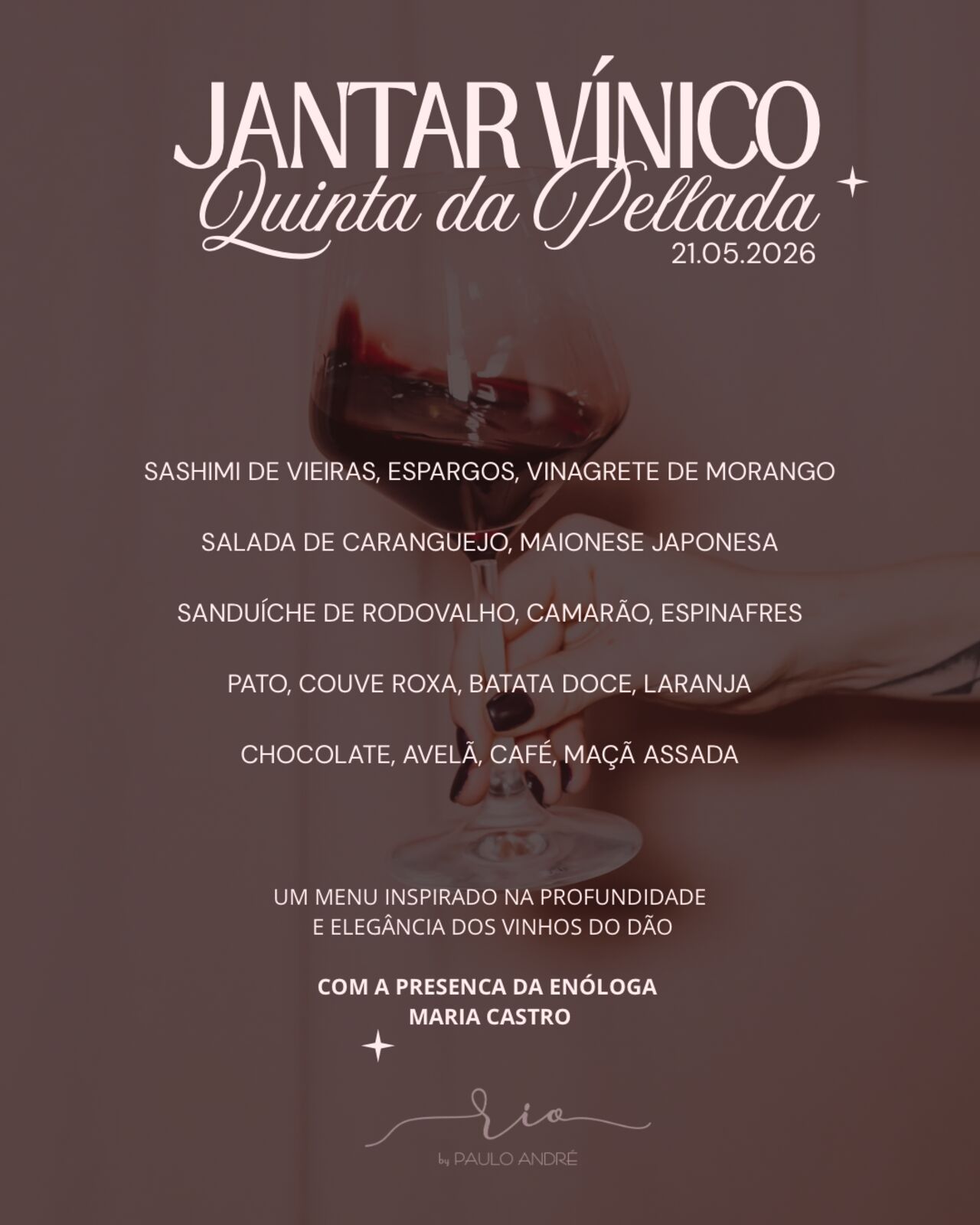 Jantar Vínico Quinta da Pellada