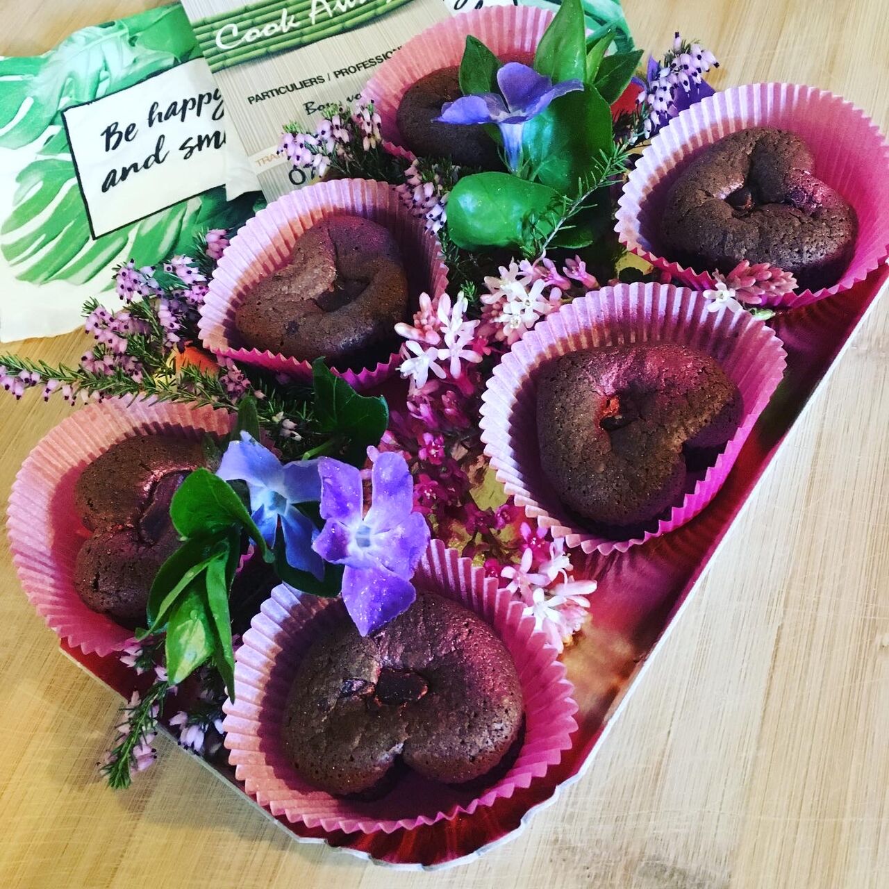 Moelleux au chocolat coeur 