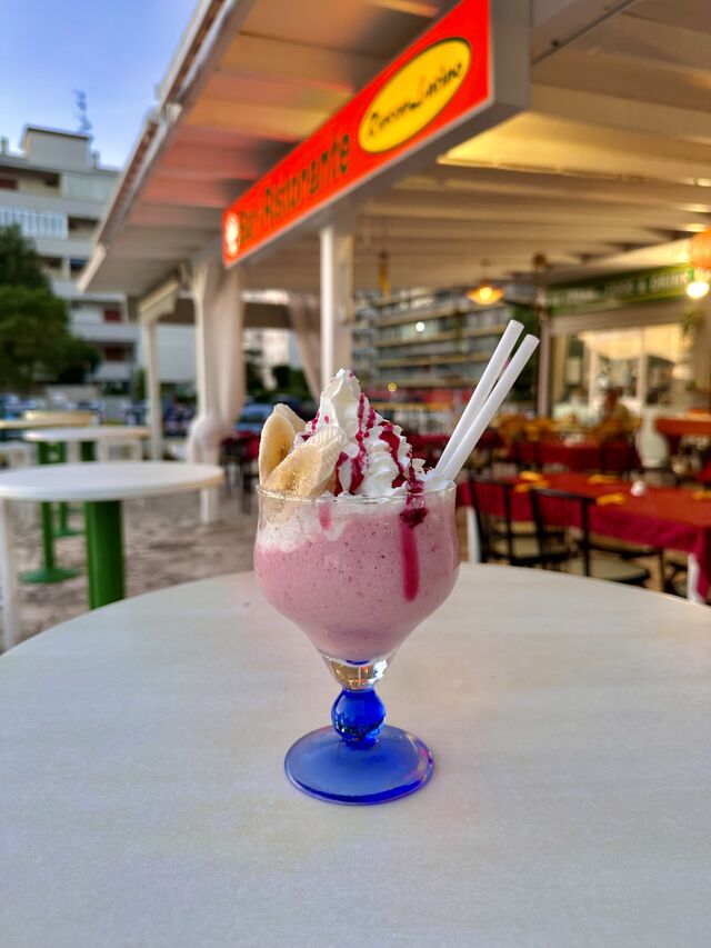 Frappè fragole e banana