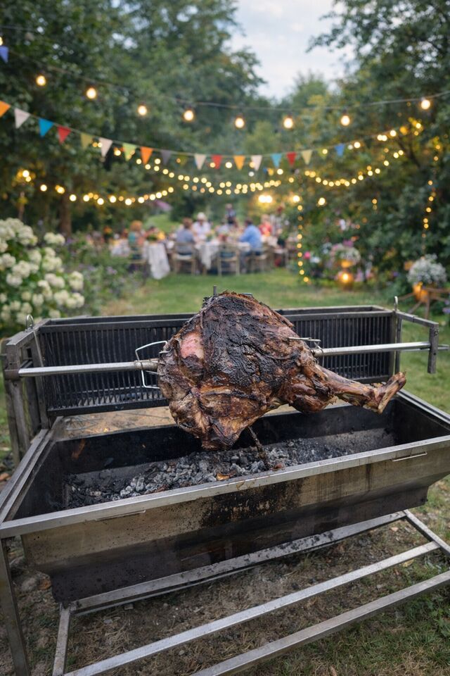 Rôtisserie cuisse de boeuf