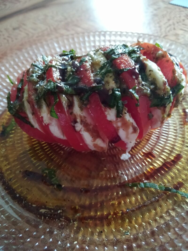 Tomate mozzarella basilic