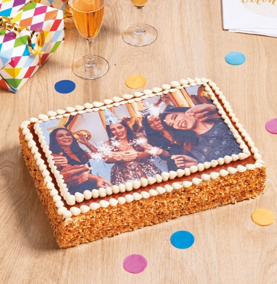 GATEAUX PHOTO
Dès 2,78€ la par
Personnalisez votre gâteau avec une photo pour un anniversaire ou pour tout autres événements.
