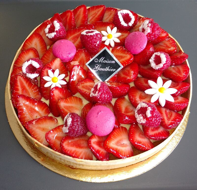 La tarte aux fraises