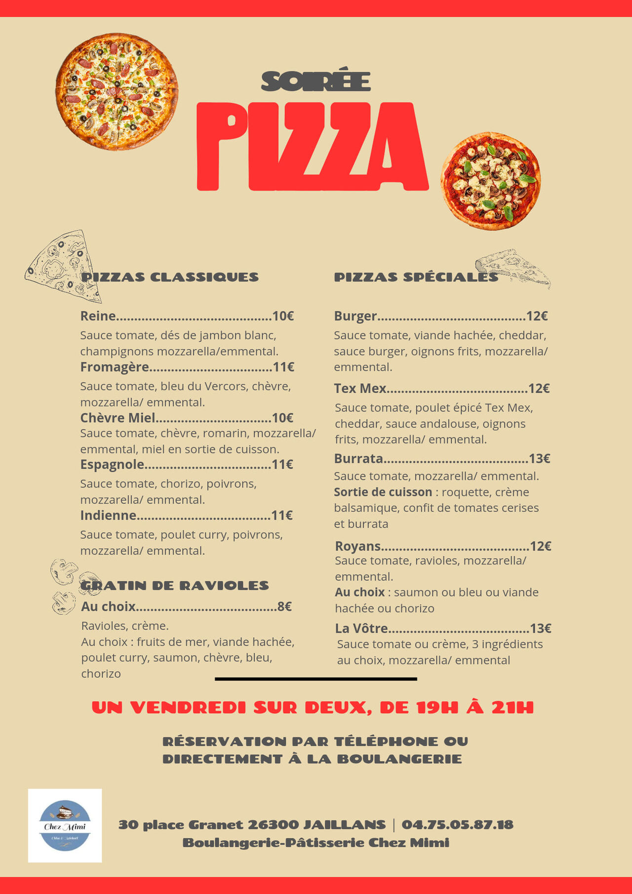 Soirée Pizza