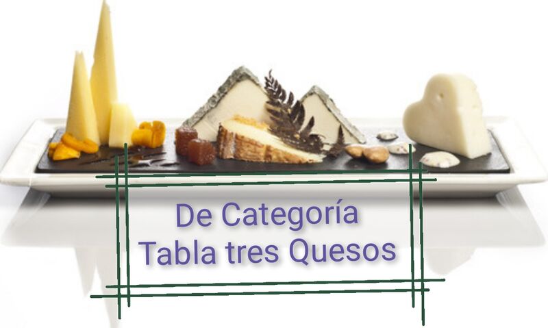 Tabla de tres Quesos