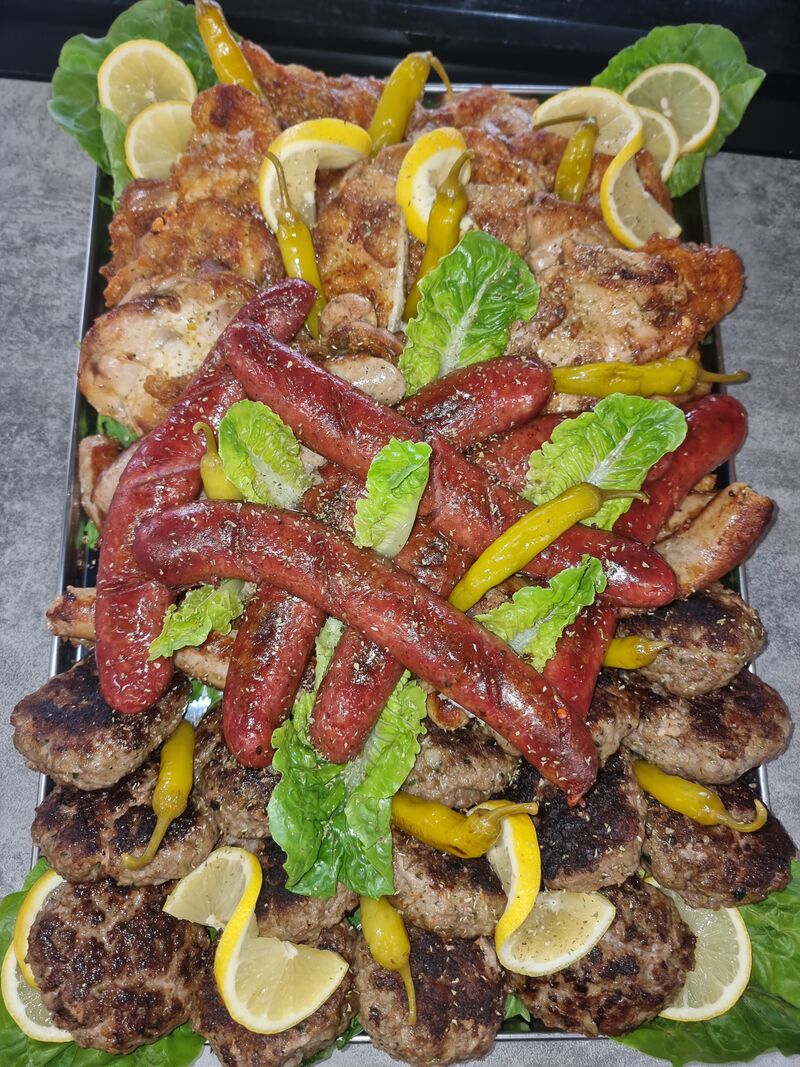 Mix grill Teller