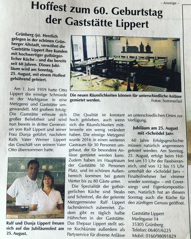 60 Jahre Lippert's - 3 Generationen