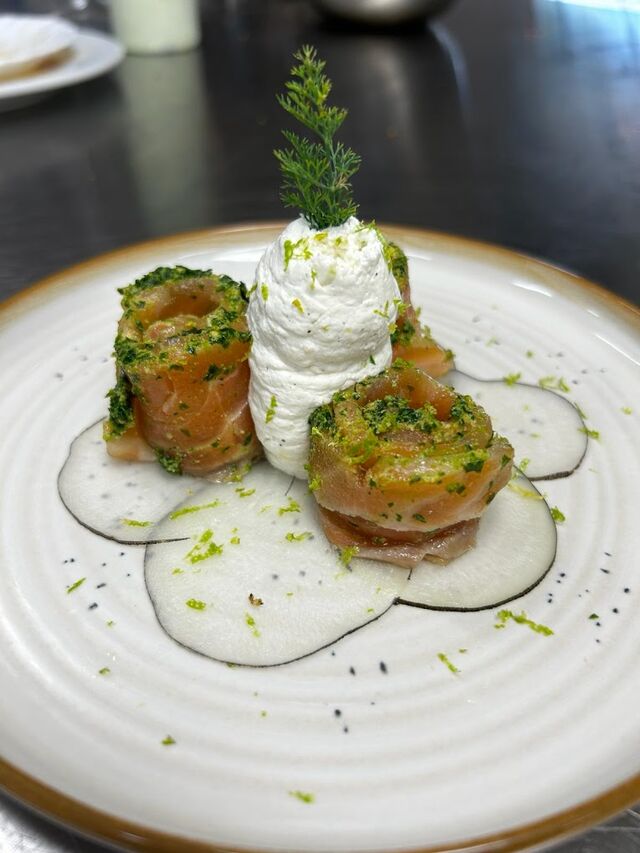 Gravlax de saumon 