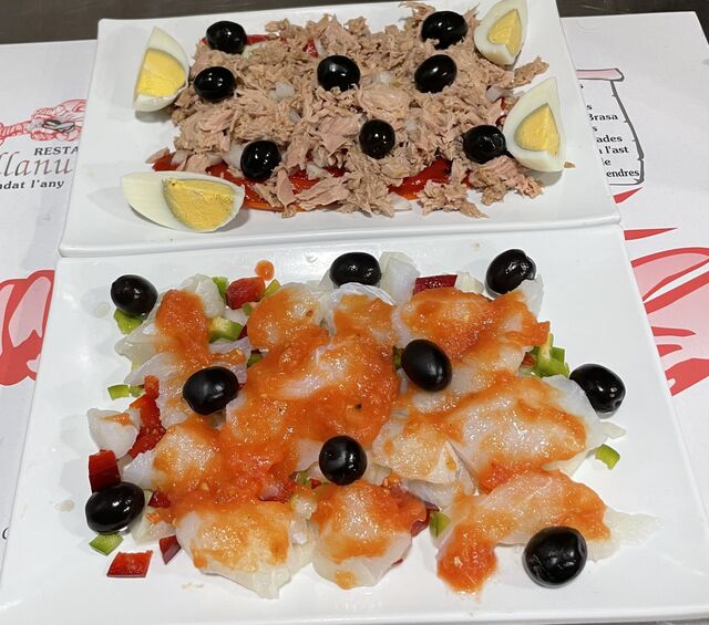 Esqueixada y escalivada