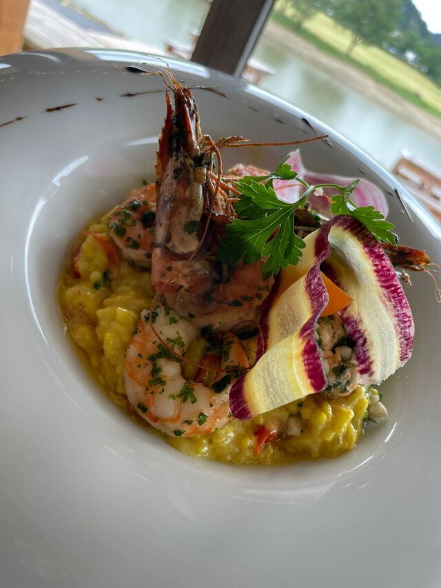 RISOTTO MILANAISE AUX GAMBAS SAUTÉES 2