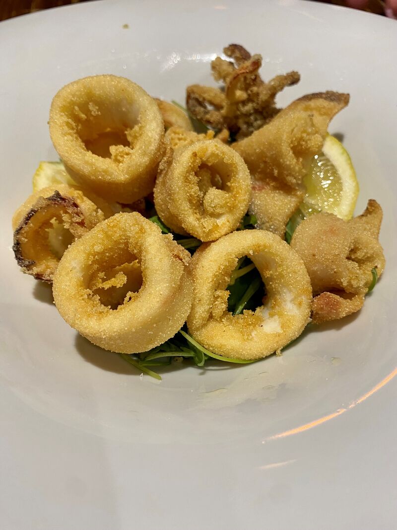 Secondi: Frittura di Calamari
