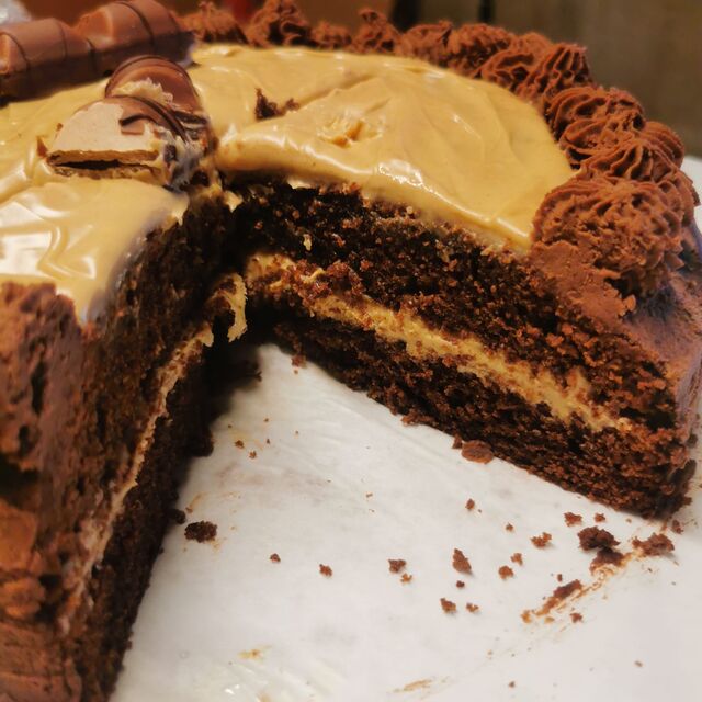 Tarta de chocolate/Kinder