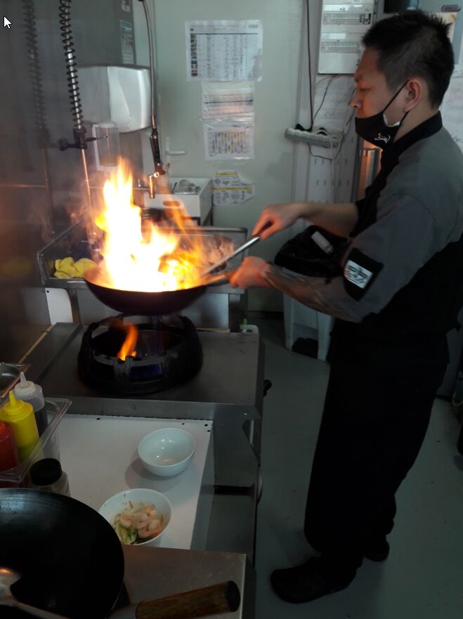 Alain, un de nos chefs au WOK !