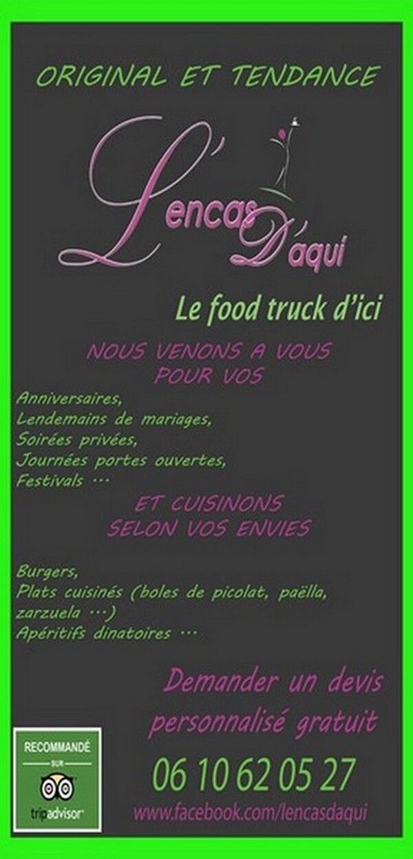 Pour vos évènements privés ou professionnels, nous nous déplaçons jusqu'à vous .