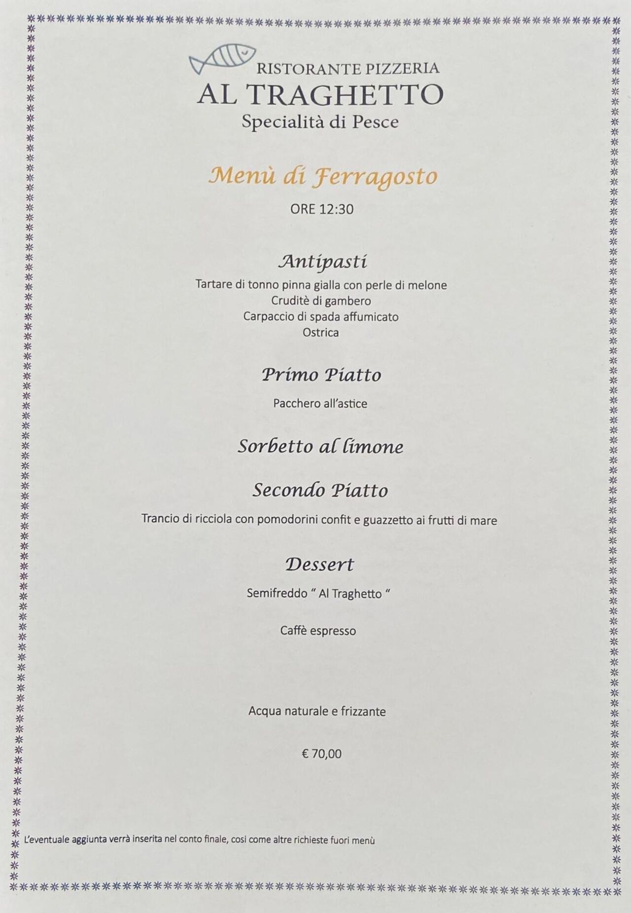 Ristorante pizzeria al traghetto