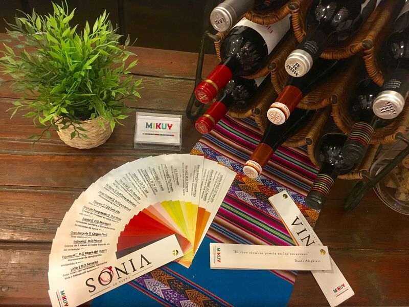 Nuestra carta de vinos